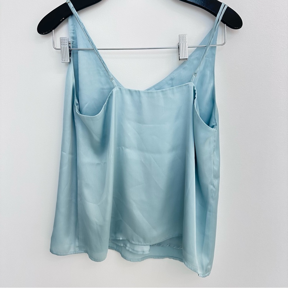 Silky like baby blue adjustable cami - Picture 2 of 4